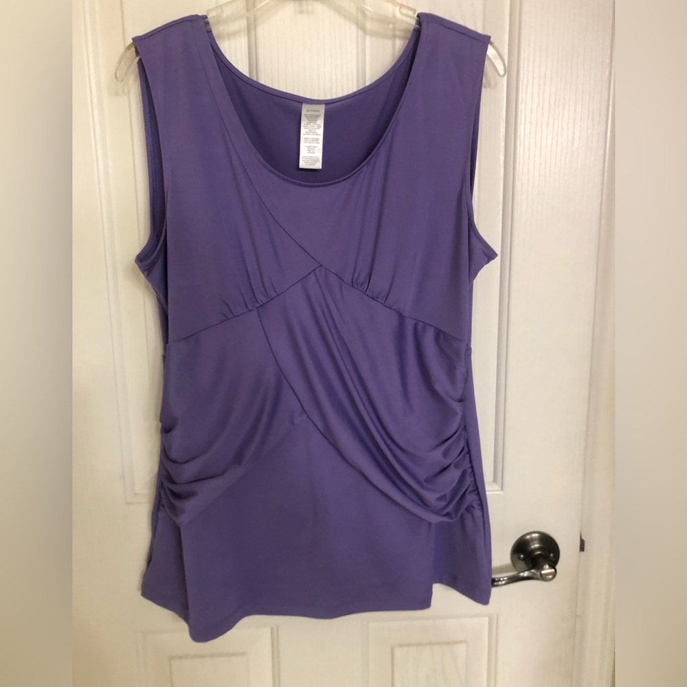 Lavender Sleeveless Blouse